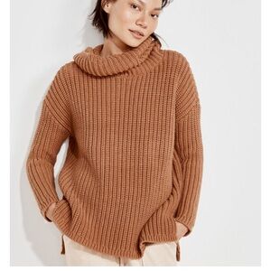 Talbots Haven Well Within- Funnel Neck Cotton SweaterXS